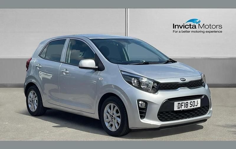 Silver Used 2018 Kia Picanto Hatchback | £7,600 (Good price) - Image 1/4
