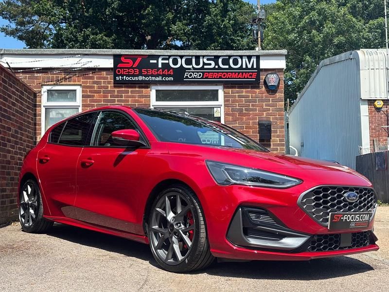 Red Used 2022 Ford Focus ST Hatchback | £24,950 (A bit pricey) - Image 1/4