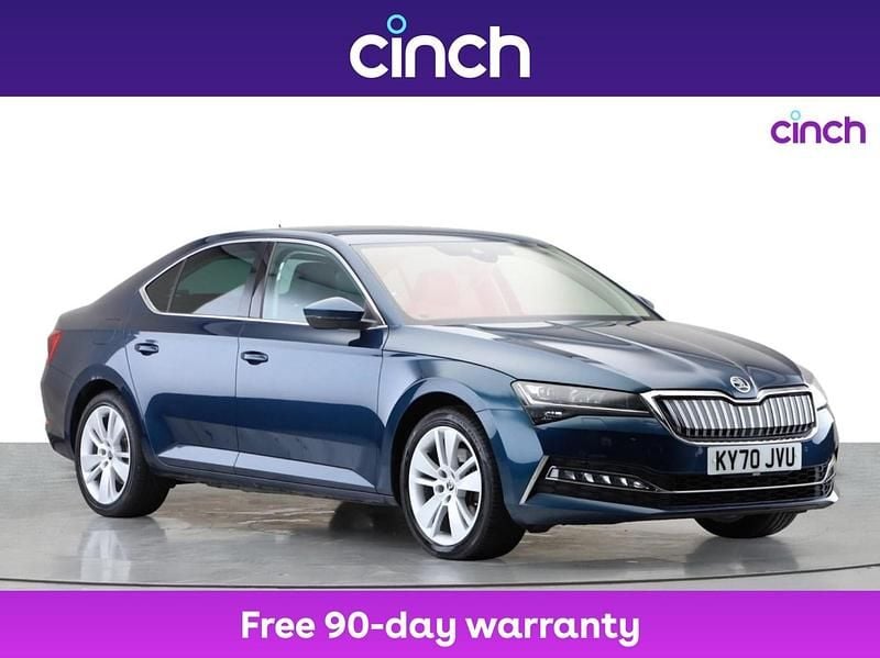 Blue Used 2020 Skoda Superb SE L Hatchback | £15,699 (Fair price) - Image 1/3