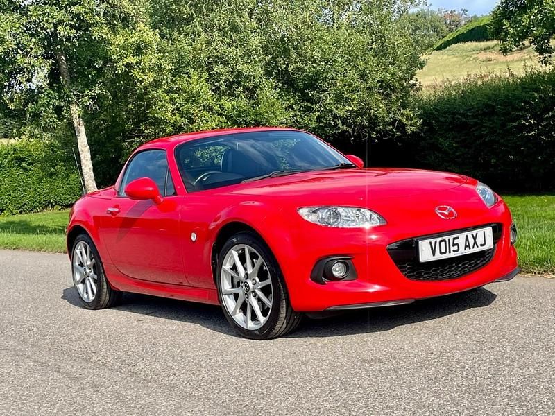 True red Used 2015 Mazda MX5 Inclusive Cabriolet | £8,350 (Fair price) - Image 1/4