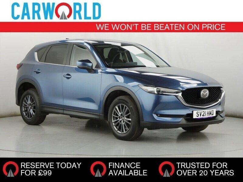 Blue Used 2021 Mazda CX-5 SUV | £15,990 (Super price) - Image 1/4