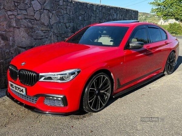 Red Used 2017 BMW 740 M Sport Sedan | £29,950 - Image 1/4