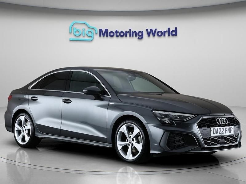 Grey Used 2022 Audi A3 S-Line Sedan | £21,600 (Fair price) - Image 1/4