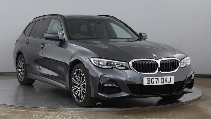 Grey Used 2021 BMW 330e M Sport Estate | £24,399 (Fair price) - Image 1/4