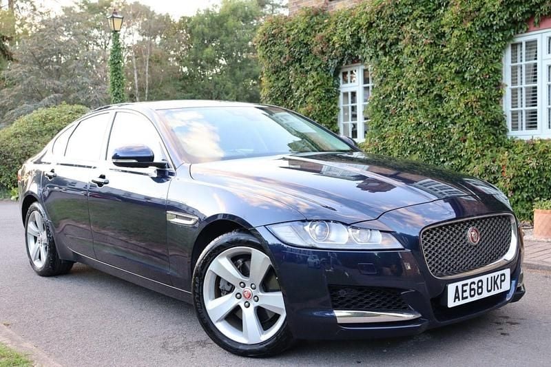 Blue Used 2018 Jaguar XF Portfolio Sedan | £15,595 (Fair price) - Image 1/4