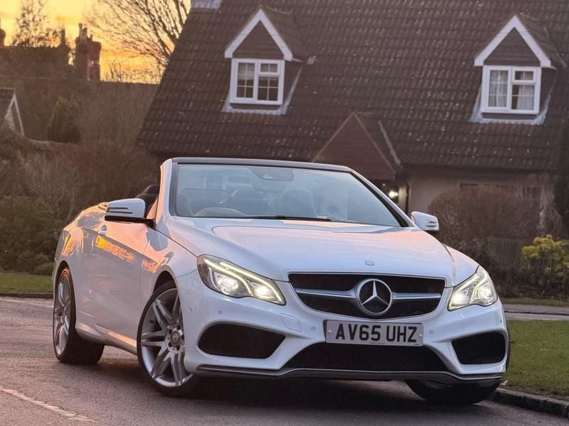 Used Mercedes E350 AMG line 2015 White Cabriolet