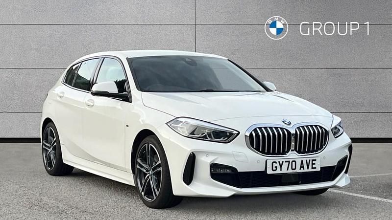 Alpine white Used 2021 BMW 118 M Sport Hatchback | £17,695 (Good price) - Image 1/4