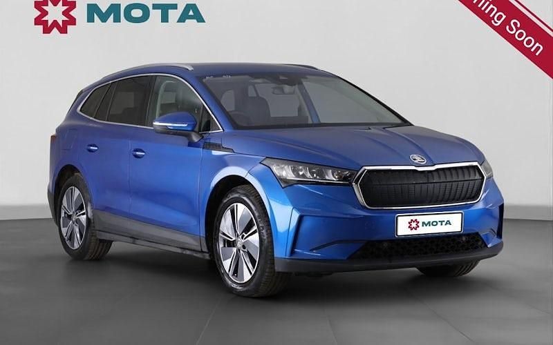 Used Skoda Enyaq iV ecoSuite 150 kW (204 HP) 2021 Blue SUV
