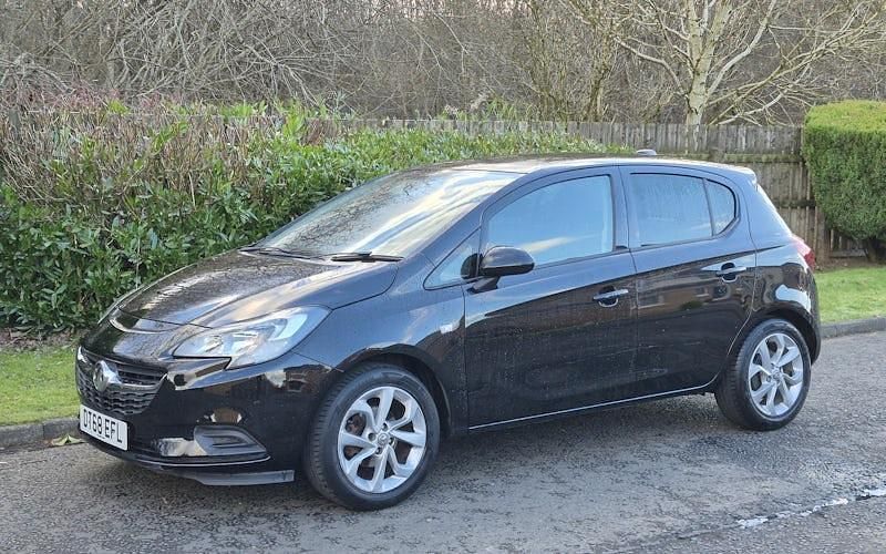 Used Vauxhall Corsa Sport 90 HP (66 kW) 2018 Black Hatchback