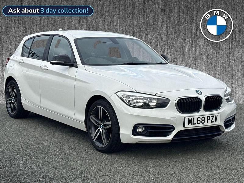 White Used 2018 BMW 118 Sport Line Hatchback | £9,599 (Good price) - Image 1/4