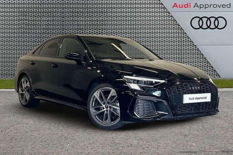 Black Used 2022 Audi A3 Advanced Sedan | £26,792 (Good price) - Image 1/4