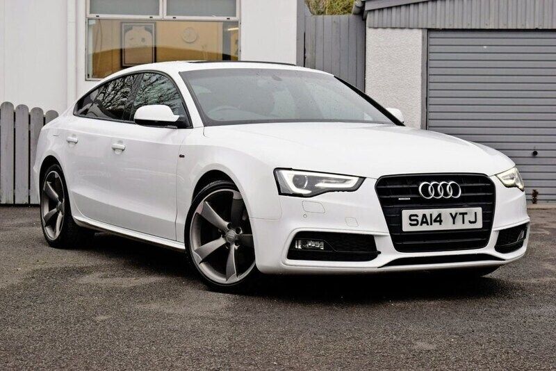 White Used 2014 Audi A5 Sportback Advanced Hatchback | £9,395 (Expensive) - Image 1/4