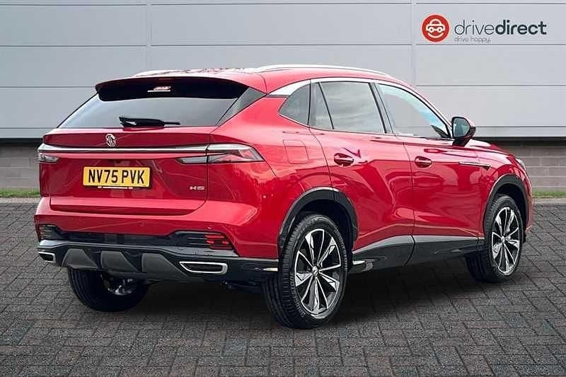 New MG HS SE 2025 Red SUV