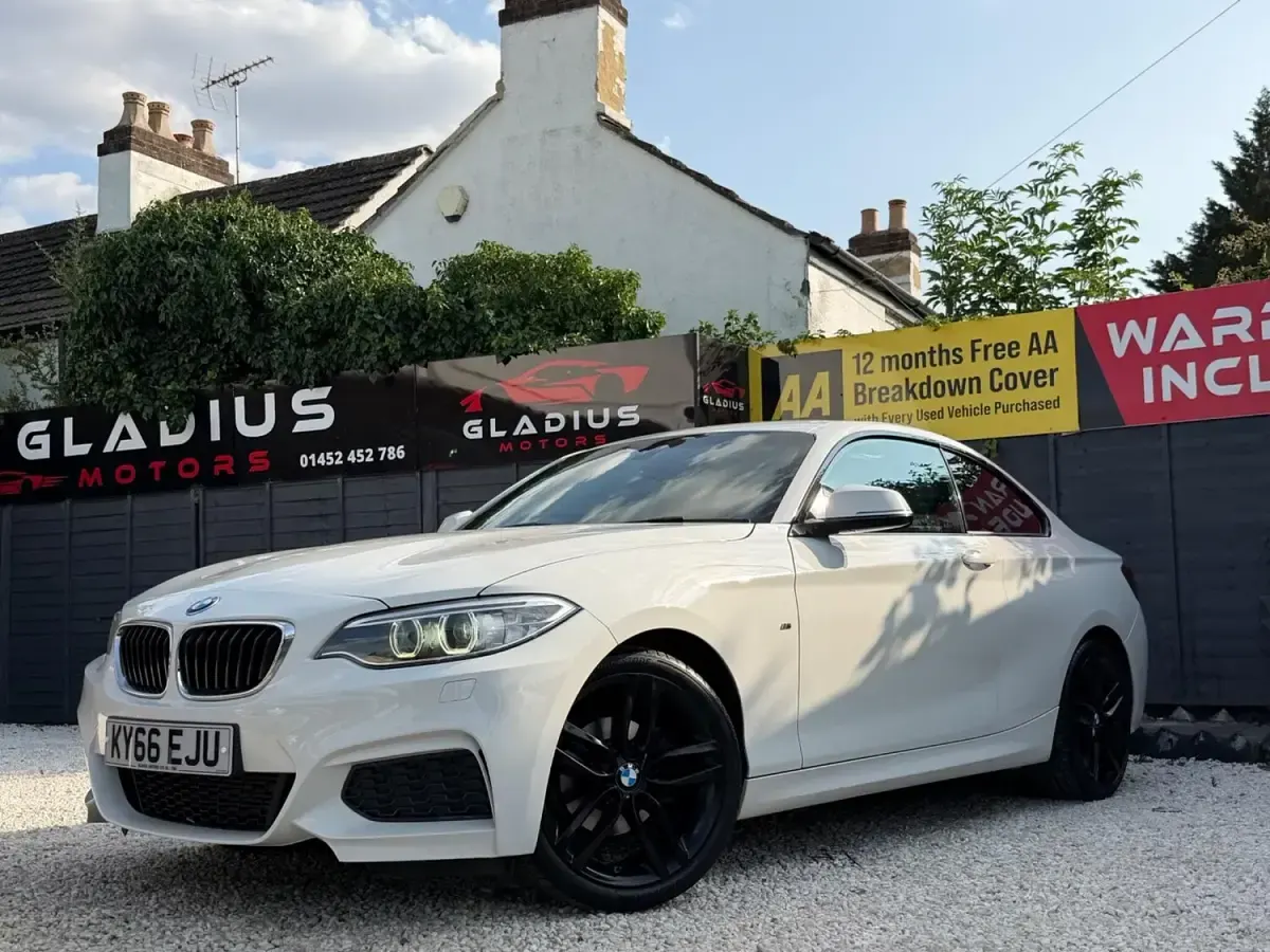 Used BMW 218 M Sport 134 HP (98 kW) 2016 White Coupe