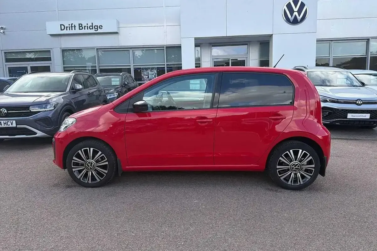 Used VW up! Black Edition 65 HP (47 kW) 2022 Red Hatchback