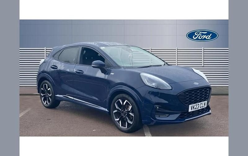 Blue Used 2023 Ford Puma Gen-E ST-Line X SUV | £17,909 (Fair price) - Image 1/4