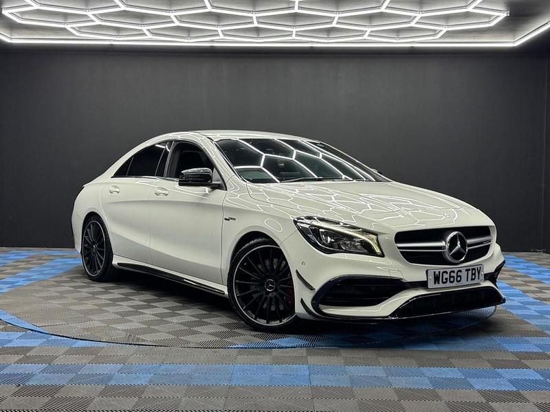 White Used 2016 Mercedes CLA45 AMG AMG Sedan | £18,990 (Fair price) - Image 1/4