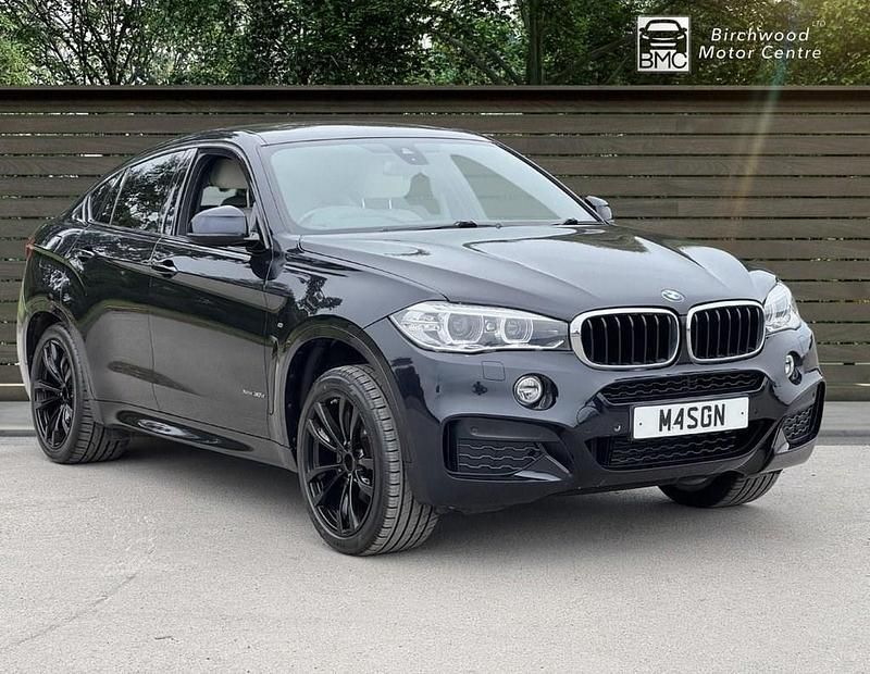 Black Used 2018 BMW X6 M Sport SUV | £19,995 (Fair price) - Image 1/4