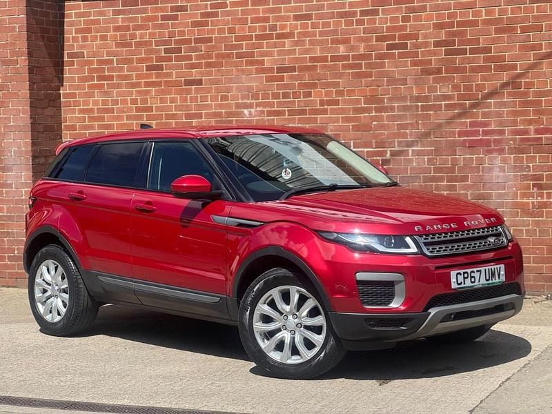 Red Used 2017 Land Rover Range Rover evoque SE Estate | £11,475 (Fair price) - Image 1/3