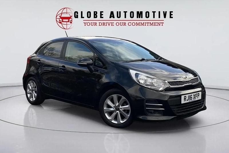 Used Kia Rio 75 HP (55 kW) 2016 Black Hatchback