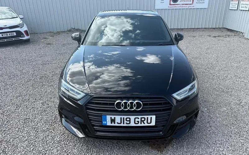 Used Audi A3 Sportback Black Edition 150 HP (110 kW) 2019 Black Hatchback