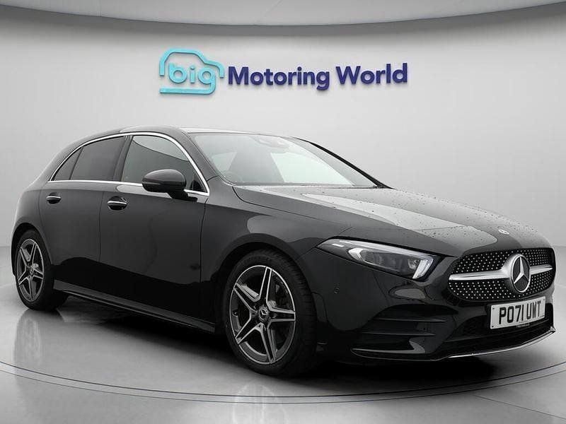 Black Used 2021 Mercedes A180 AMG line Hatchback | £22,700 (Expensive) - Image 1/4