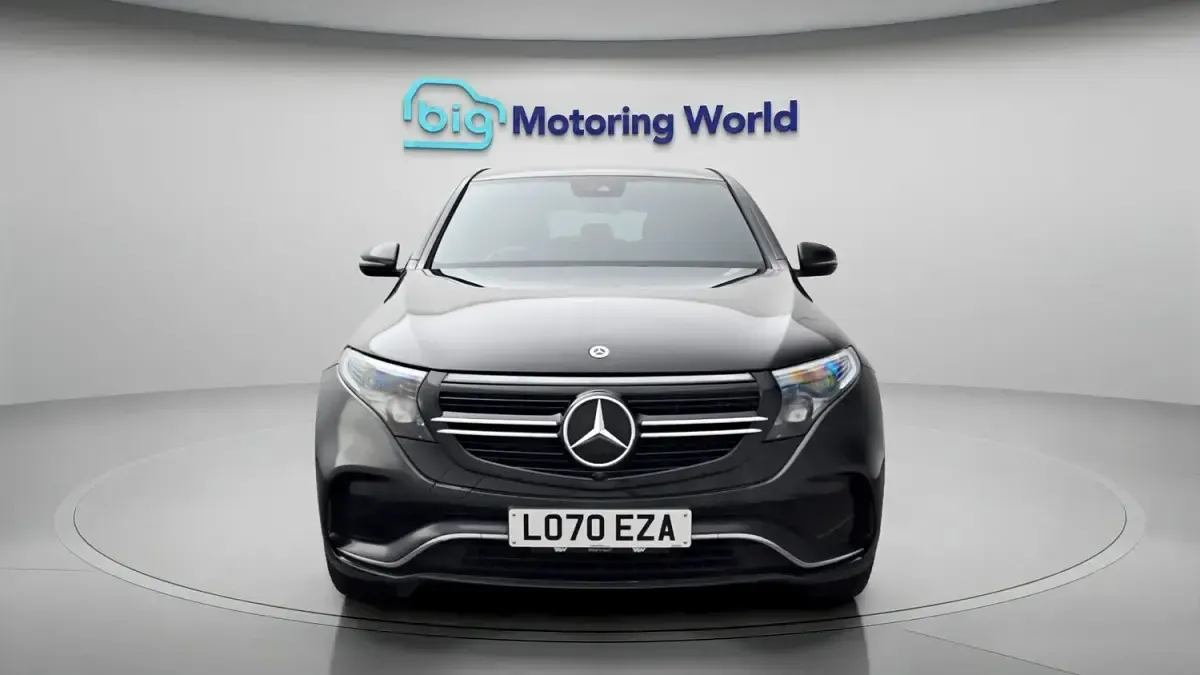 Used Mercedes EQC400 AMG line 300 kW (408 HP) 2020 Black SUV