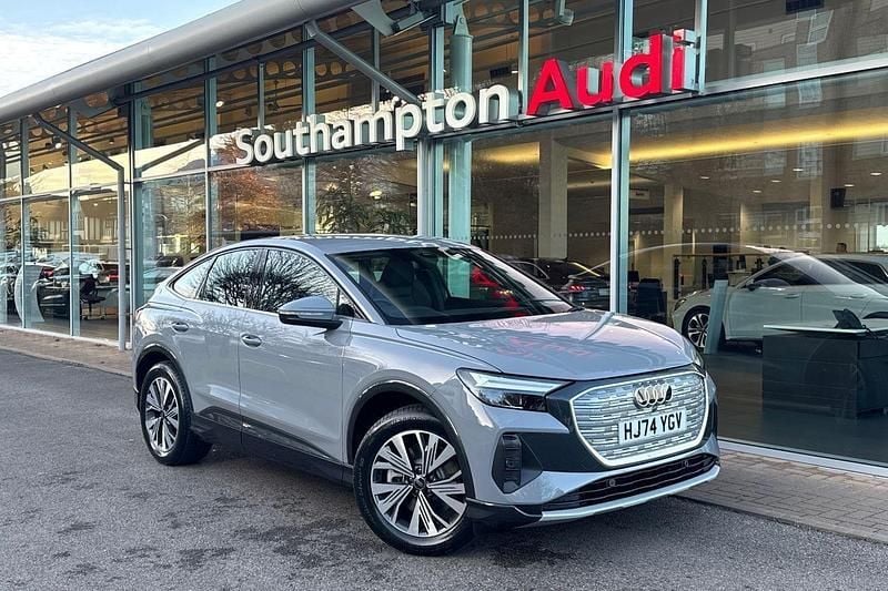 Grey Used 2024 Audi Q4 Sportback e-tron Sport SUV | £36,290 (Super price) - Image 1/4