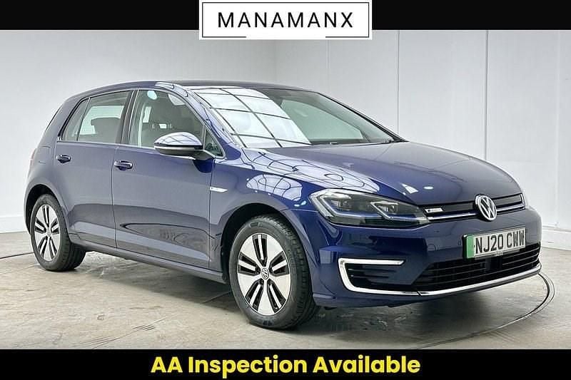 Used VW e-Golf 99 kW (135 HP) 2020 Blue Hatchback