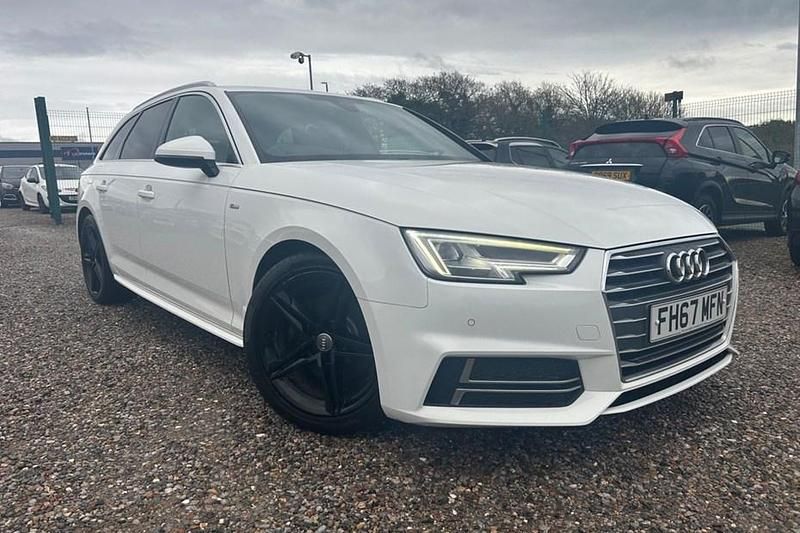 White Used 2018 Audi A4 S-Line Estate | £9,995 (Fair price) - Image 1/1