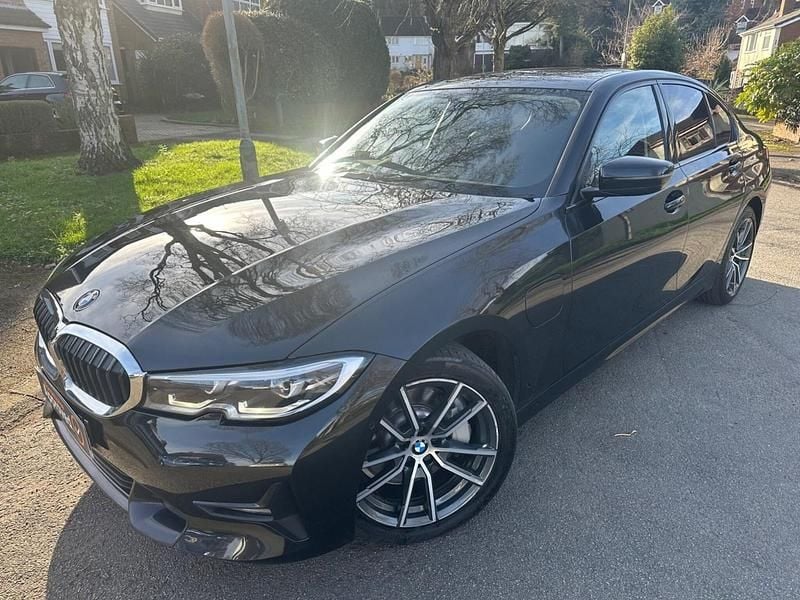 Used BMW 330e Sport Line 2020 Black Sedan