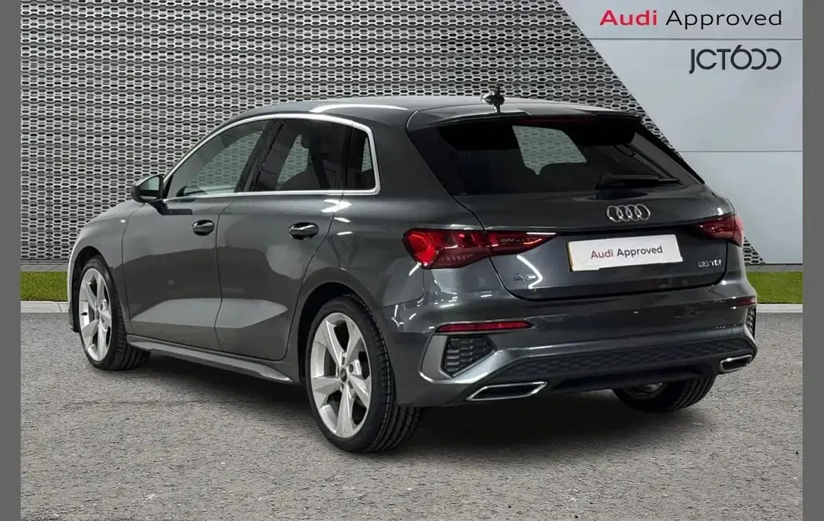Used Audi A3 S-Line 150 HP (110 kW) 2021 Grey Sedan