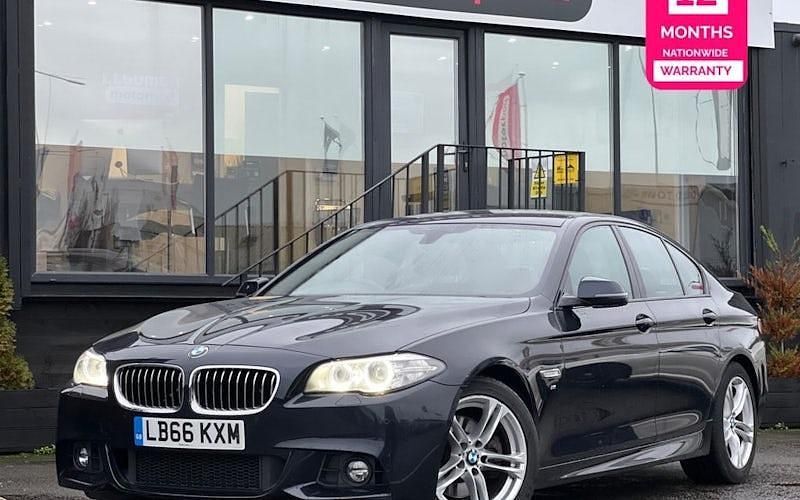 Black Used 2016 BMW 520 M Sport Sedan | £11,690 (Fair price) - Image 1/4