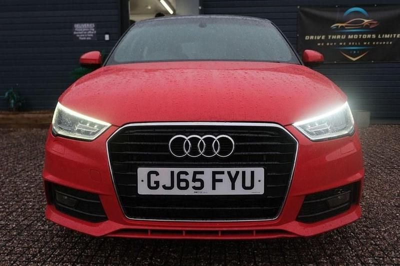 Used Audi A1 Sportback S-Line 125 HP (91 kW) 2015 Red Hatchback