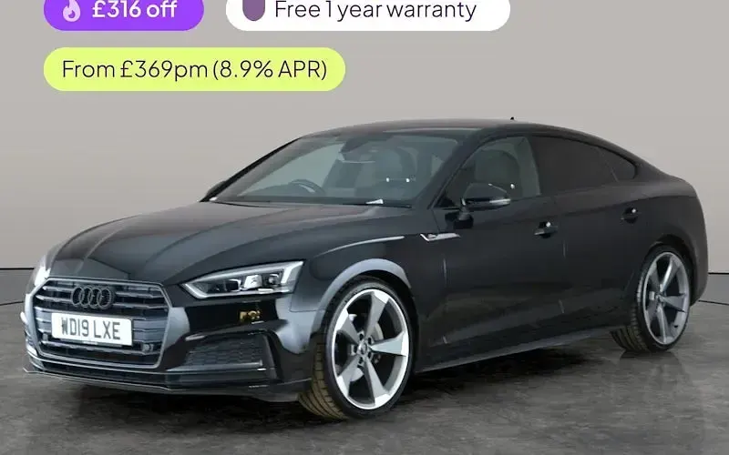 Used Audi A5 Sportback Black Edition 190 HP (139 kW) 2019 Hatchback