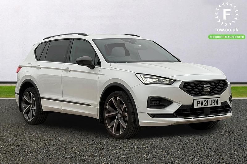 White Used 2021 Seat Tarraco FR Sport SUV | £23,599 (Fair price) - Image 1/4