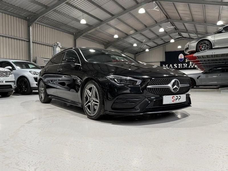 Black Used 2020 Mercedes CLA200 Shooting Brake AMG line Estate | £20,950 (Fair price) - Image 1/4