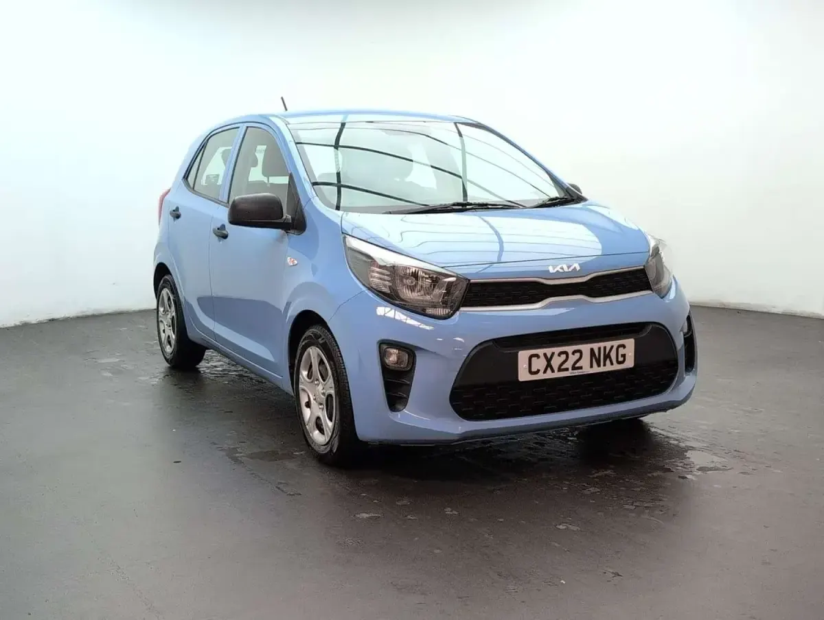 Used Kia Picanto 2022 Blue Hatchback