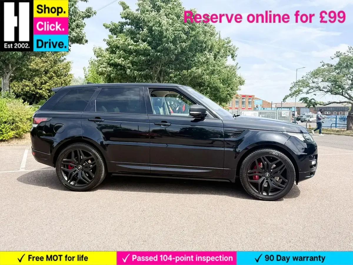 Used Land Rover Range Rover Sport Autobiography Dynamic 510 HP (375 kW) 2017 Black SUV