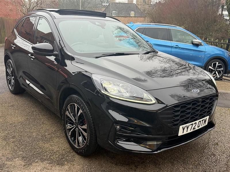 Black Used 2022 Ford Kuga ST-Line X SUV | £18,490 (Fair price) - Image 1/4