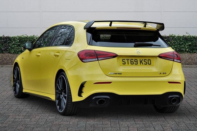 Used Mercedes A35 AMG 2020 Yellow Hatchback