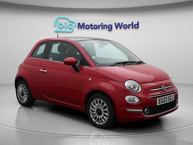 Red Used 2023 Fiat 500 S Hatchback | £9,097 (Fair price) - Image 1/4