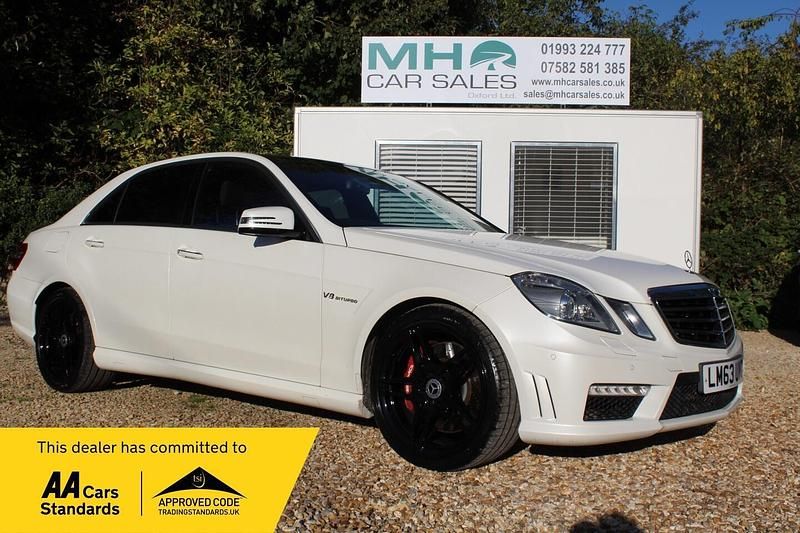 White Used 2013 Mercedes E63 AMG Sedan | £22,995 - Image 1/4