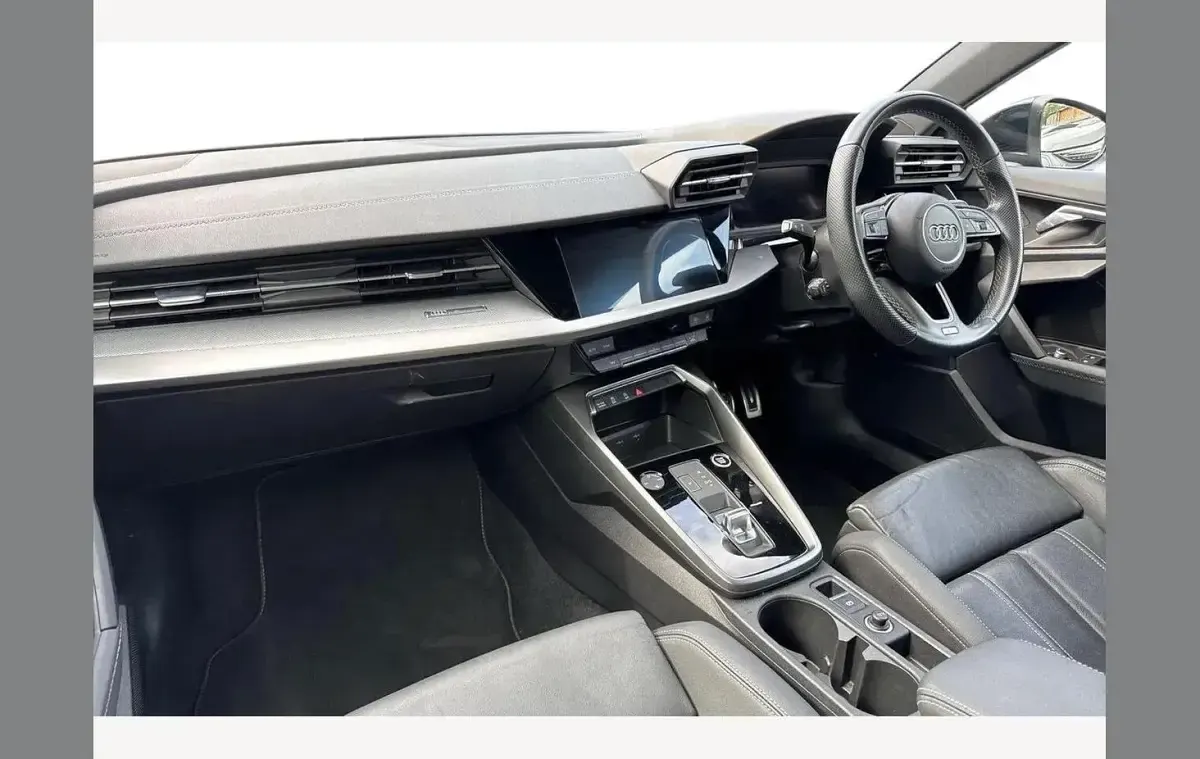 Used Audi A3 S-Line 150 HP (110 kW) 2021 Black Sedan