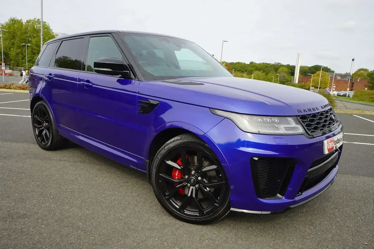 Used Land Rover Range Rover Sport SVR 575 HP (422 kW) 2021 Blue SUV