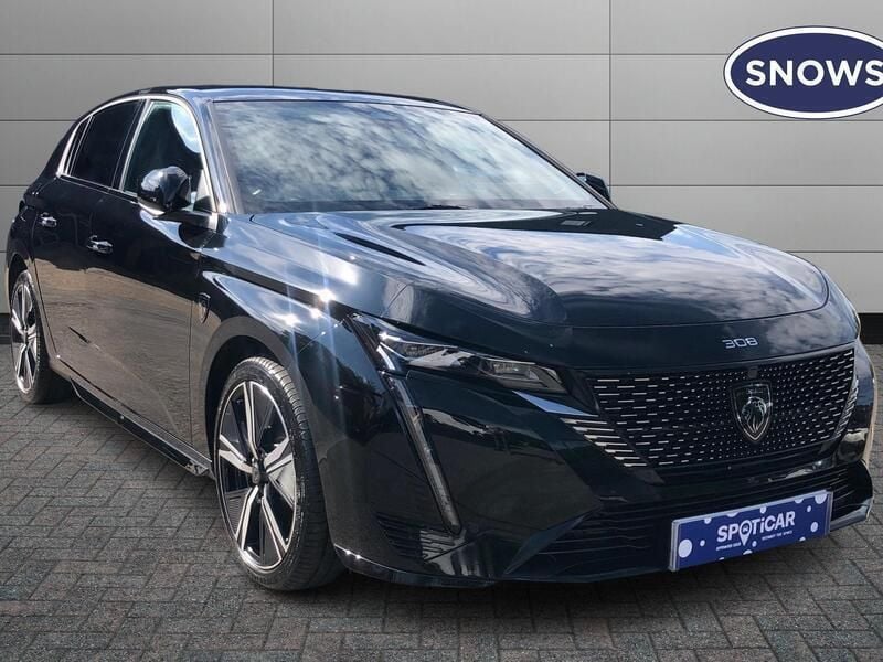 Black Used 2024 Peugeot 308 GT | £21,076 (Good price) - Image 1/4