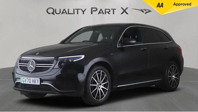 Used Mercedes EQC400 AMG line 300 kW (408 HP) 2020 Black SUV