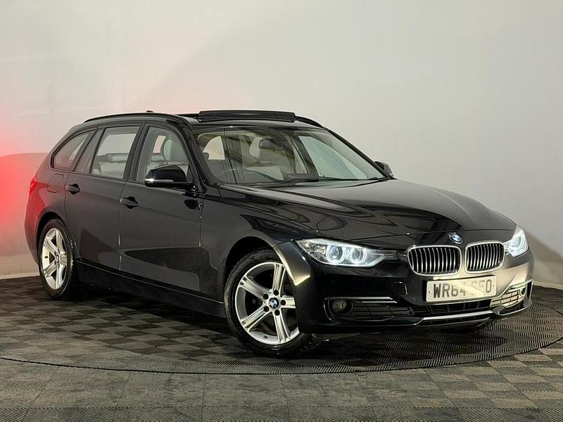 Black Used 2014 BMW 320 Luxury Line Estate | £7,395 (Good price) - Image 1/4