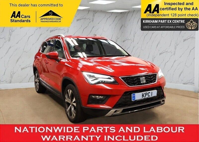 Red Used 2019 Seat Ateca SE Technology SUV | £9,595 (Fair price) - Image 1/1