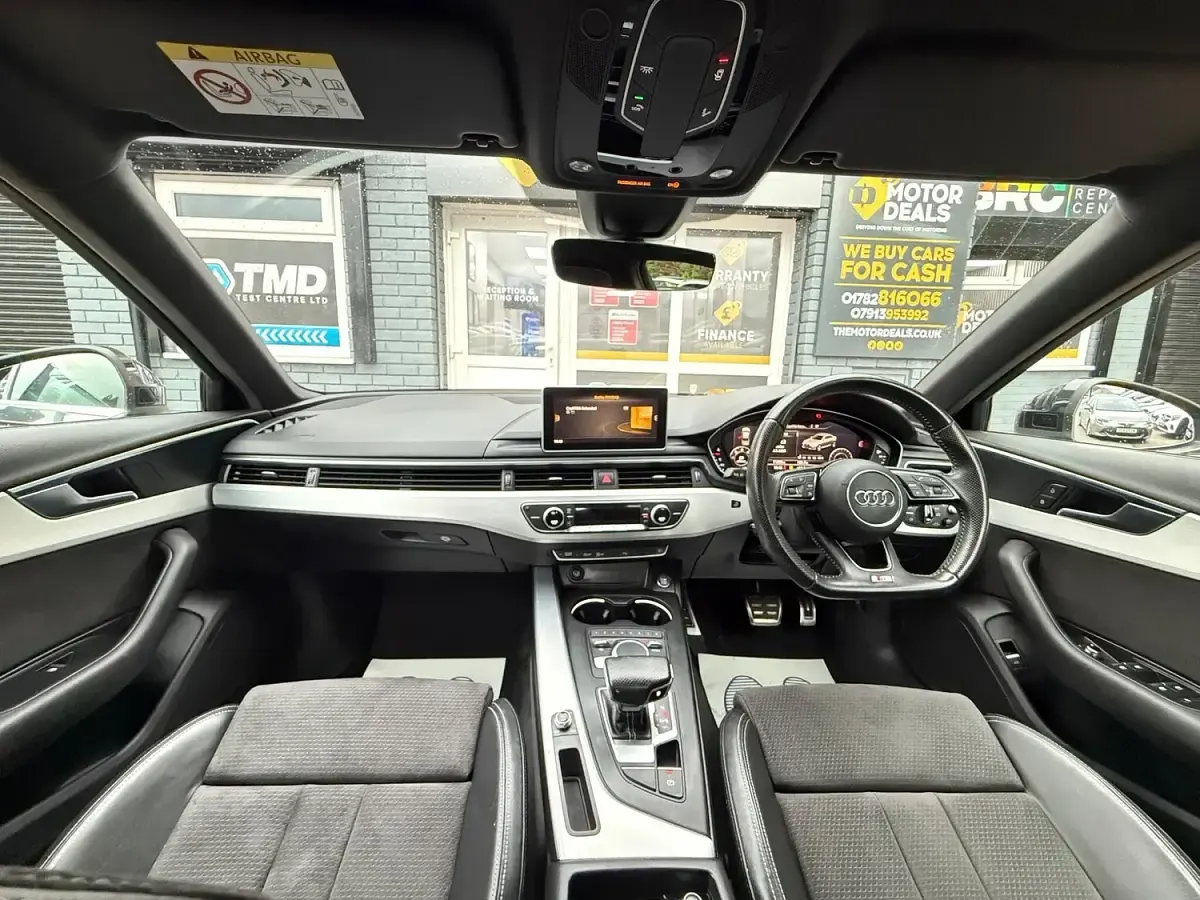 Used Audi A4 S-Line 190 HP (139 kW) 2015 Blue Sedan